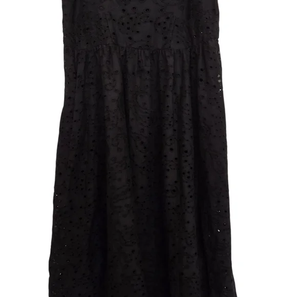 NWT VENUS Black Eyelet Sun Dress With Pockets - Picture 3 of 5
